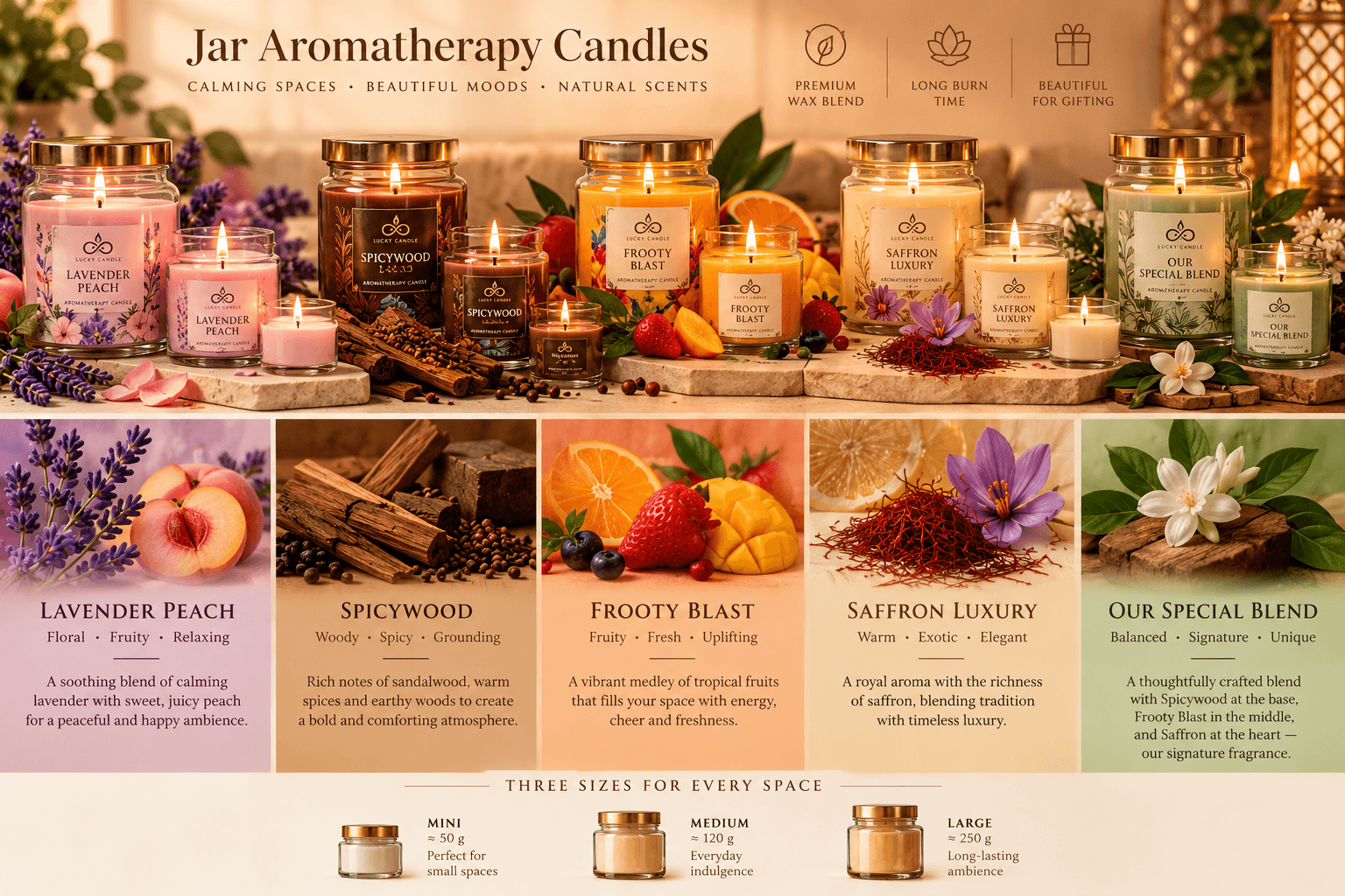 Jar Glow Candle candle