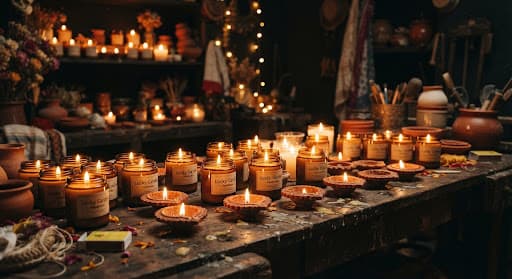 Lucky Candle studio moment 4